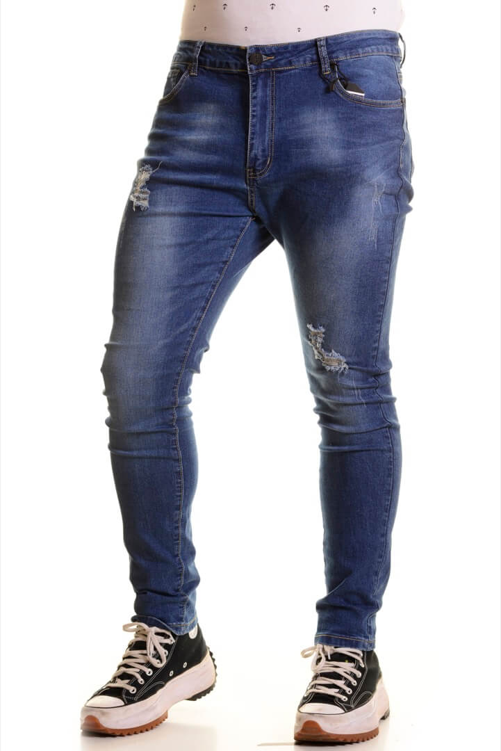 Jeans Destroyed Azul