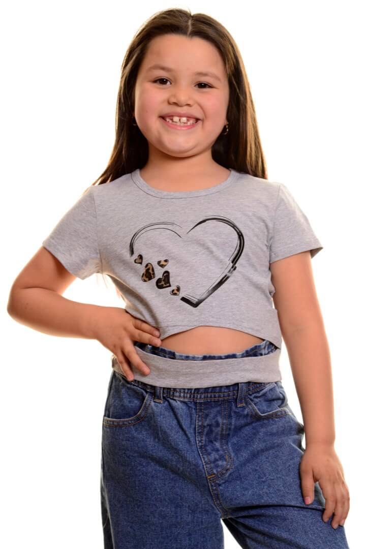 Polera Pinceladas CorazÃ³n - 