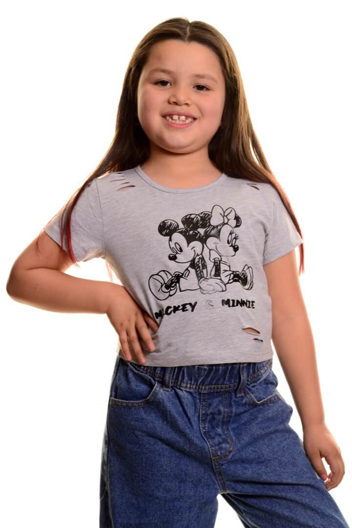Polera Destroyed Niña - 