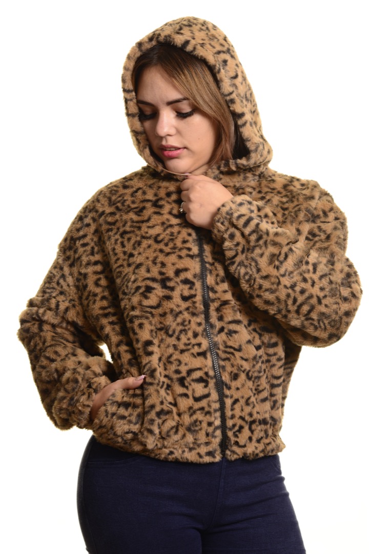 Poleron Piel Animal Print