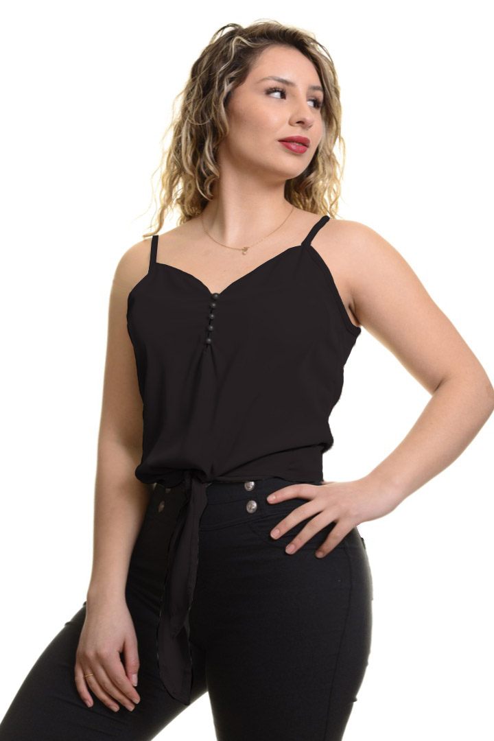 Blusa Botones Perlas