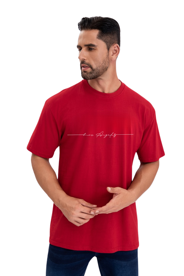 Polera Hombre Los Angeles Firma - 