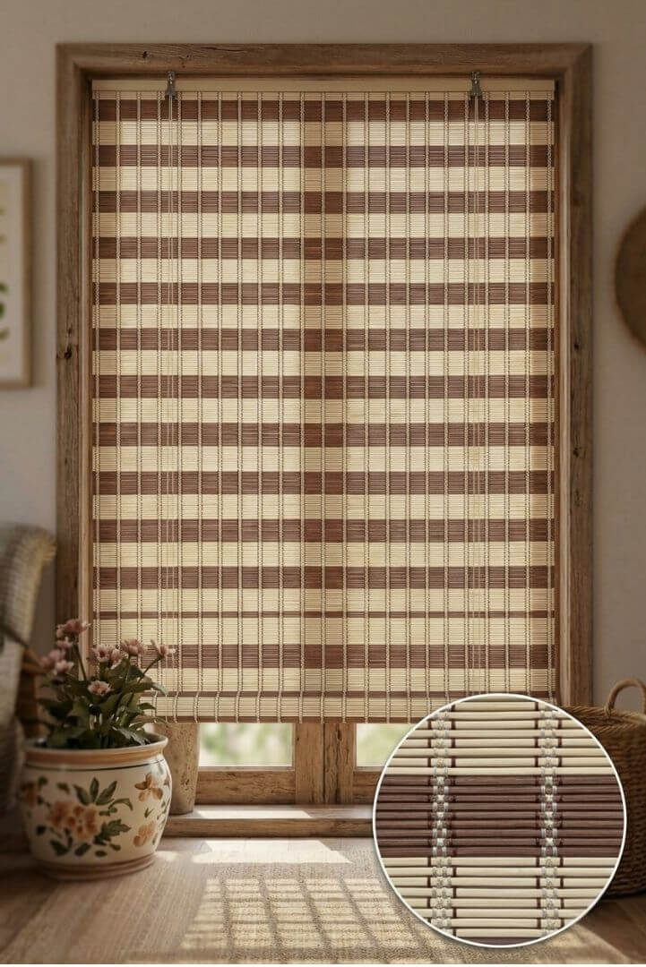 C72 - Cortina Roller de Bambu 120*180 - 