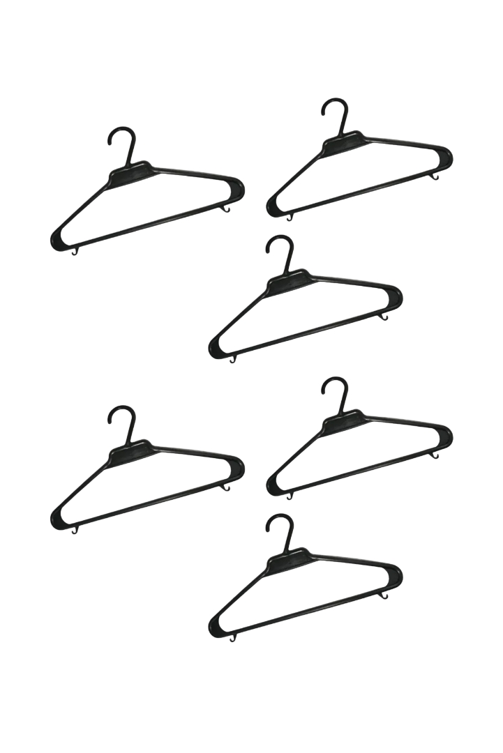 6 Colgadores de ropa - 