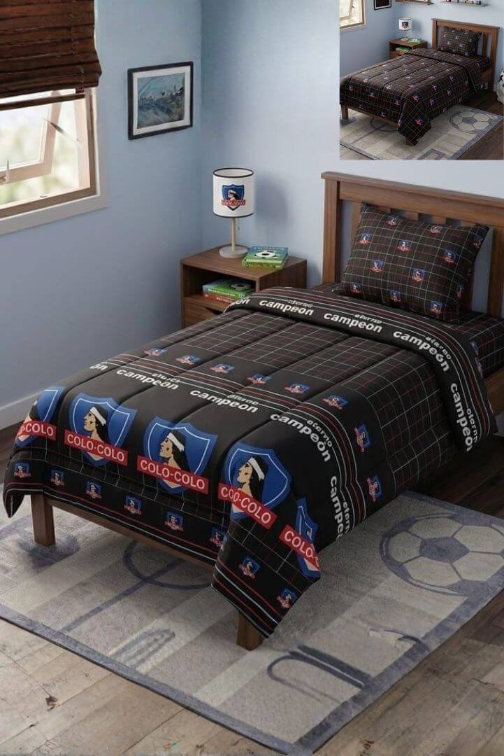 Plumón Reversible Colo Colo 1,5 plaza - 