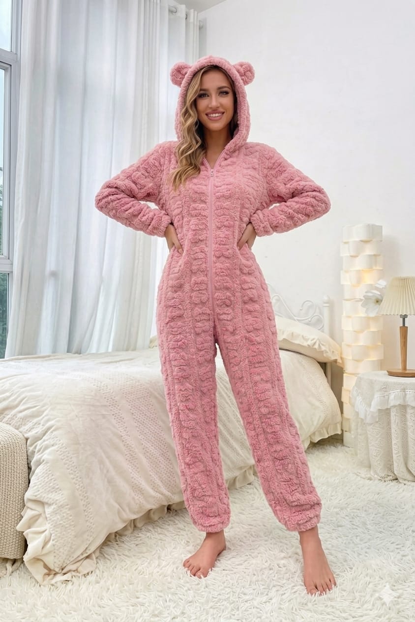 Pijama Enterito Gorro - 