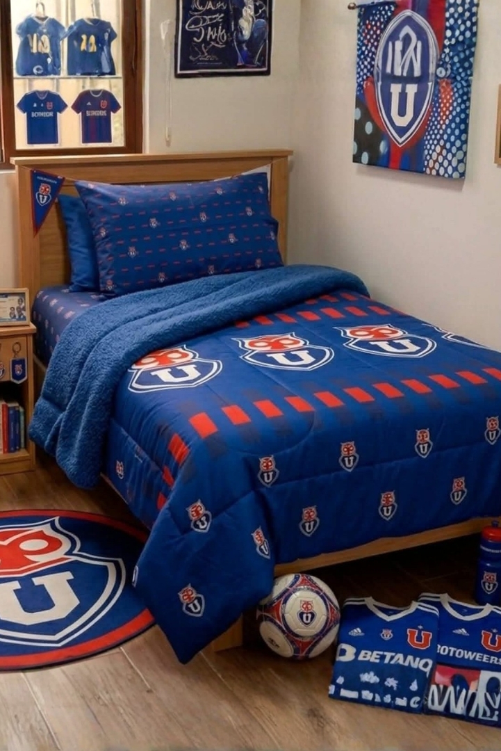 Cobertor Sherpa Universidad de chile 1,5 - 