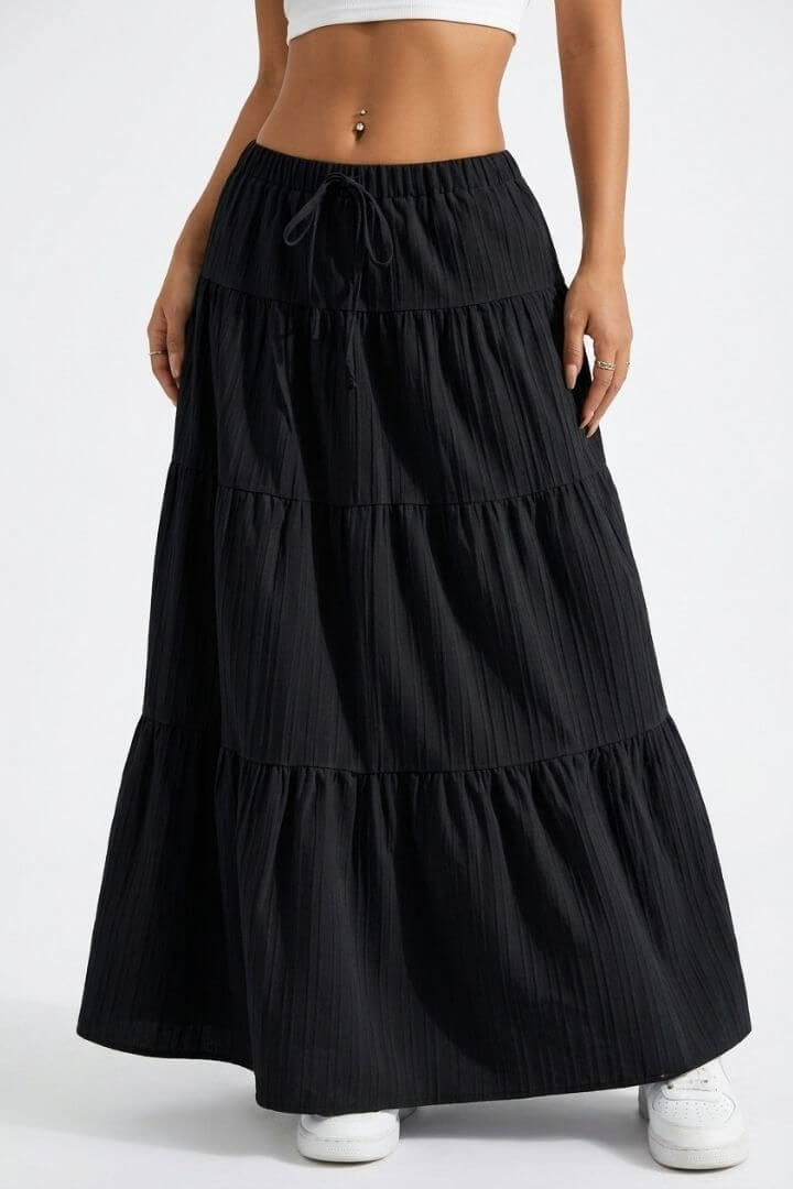 Falda Maxi Escalonada - 