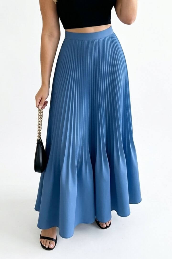 Falda Maxi Plizada - 